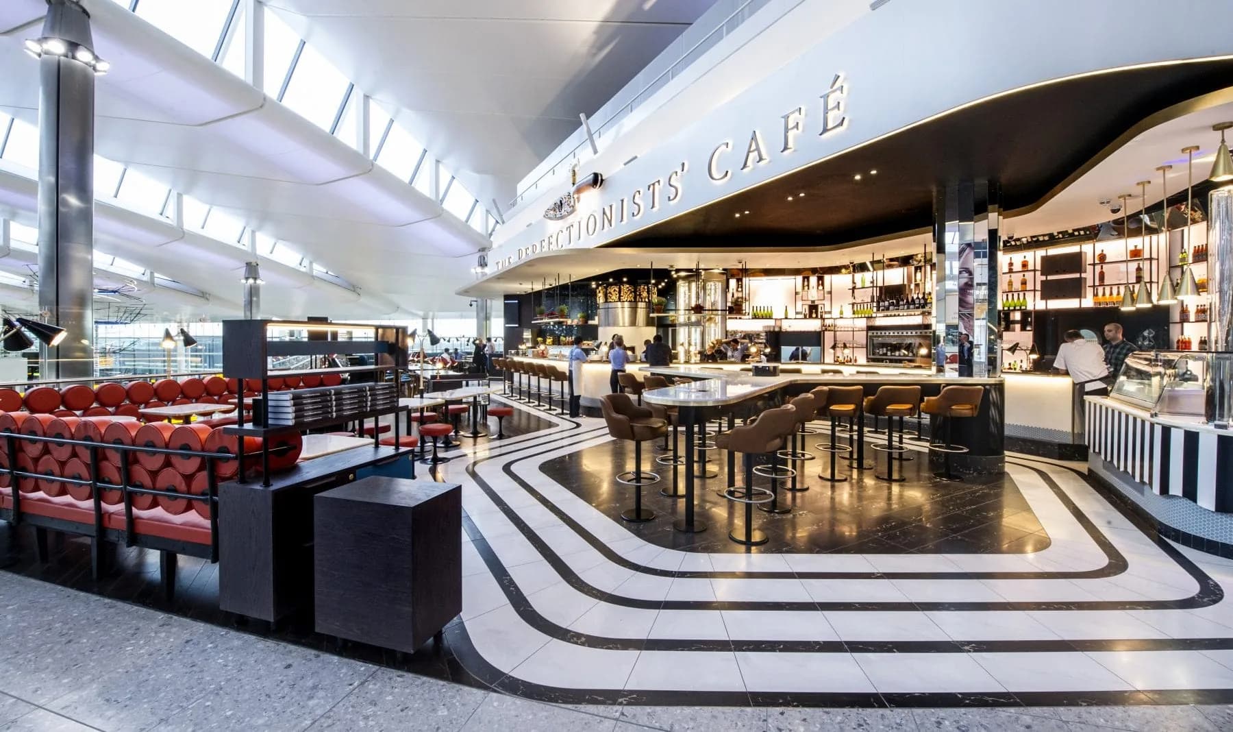 The Perfectionist's Cafe, Heathrow — Heston Blumenthal venue interior