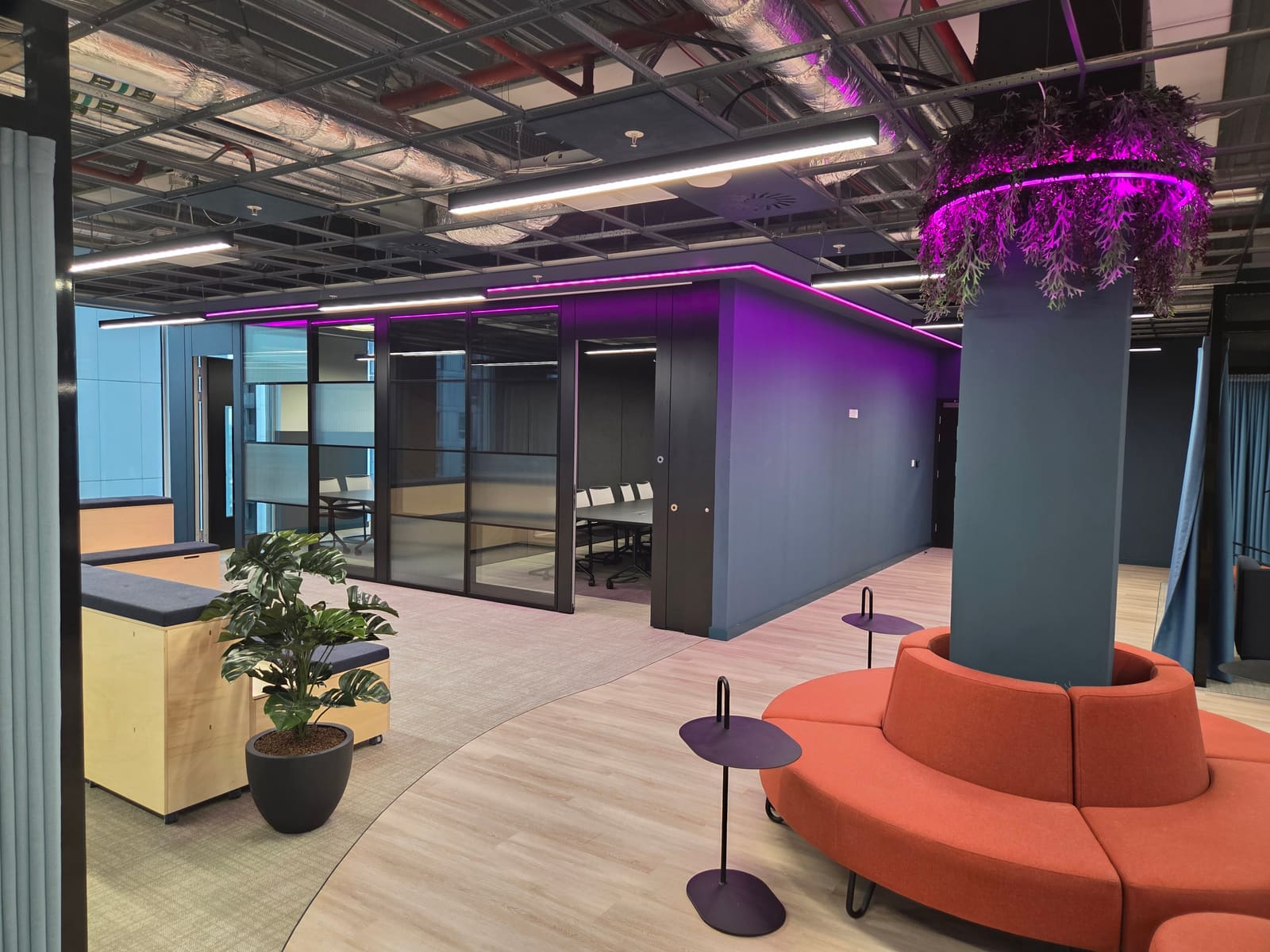 Workspace ceiling at MediaCityUK, Salford